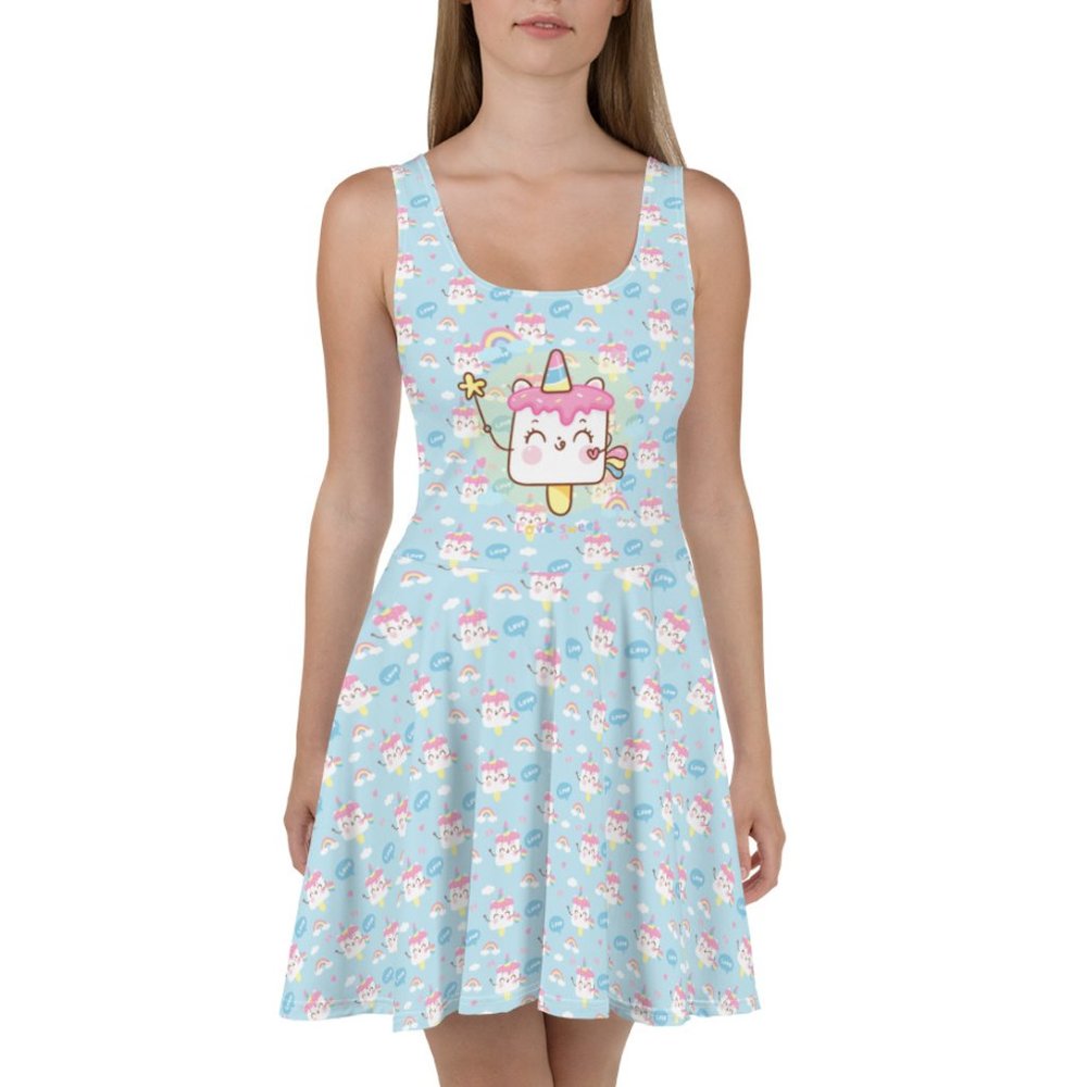 Kawaii Unicorn Rainbow Dress